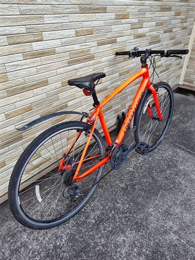 中古自転車 3×7段変速 475MM クロスバイク軽整備済み 防犯登録対応