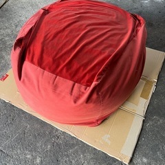 中古 大きいビーズクッション