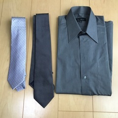 成人式　スーツ　メンズ　Yシャツ　ネクタイの画像