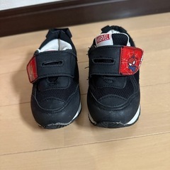 スパイダーマン　キッズシューズ　14cmの画像