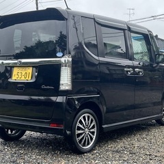 ★車検付き★コミコミ価格★NBOXカスタム ターボ 4WD 両側パワースライド Bluetoothオーディオ 機関良好 エアコンOKの画像