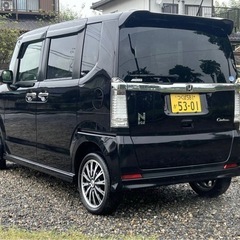 ★車検付き★コミコミ価格★NBOXカスタム ターボ 4WD 両側パワースライド Bluetoothオーディオ 機関良好 エアコンOKの画像