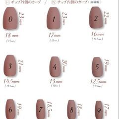 秋のニュアンスネイルですの画像
