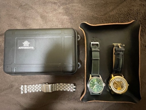 「ADDIESDIVE」「PRINCIPE PRIVE」 自動巻き腕時計 2本