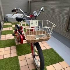【取引終了】【サイクルベースあさひ】幼児用自転車(赤)