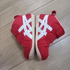 asics  RED 13.0cm の画像