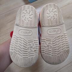 asics  RED 13.0cm の画像