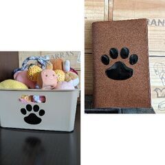 肉球ステッカー/ゴールドの画像