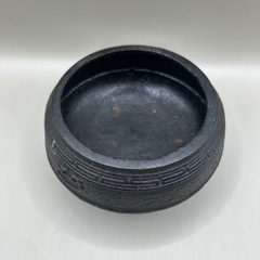 k1105605 鉄瓶 火鉢セット 南部善 新錫杖頭 南部鉄器 伝統工芸品 日本製 鋳鉄 水沢鋳物 岩手県奥州市南部鉄 インテリア 中古 現状品の画像