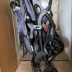 ベビーカー 二人でゴーDX デニム KATOJI カトージ 2人...