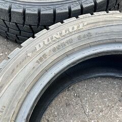 ★ バリ山！ ダンロップ ウィンターマックス wm01 185/60R15 2019年製 15インチ スタッドレスタイヤ WINTER MAXX 4本セット T-1160 リサイクルショップ札幌 買取本舗の画像