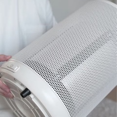 MUJI 無印良品 丸形ヒーター MJ-RPH1 2021年製の画像