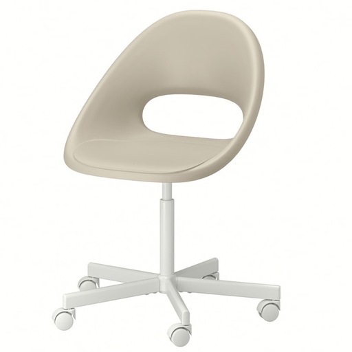 IKEA マルシェール \u0026 エルドベルゲット 回転チェア セット（ホワイト×ベージュ）
