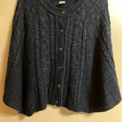 【美品】【値下げ】ニットポンチョ