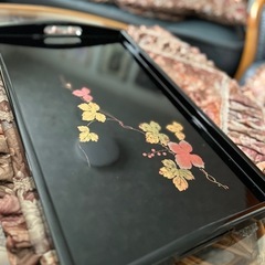 まとめて購入でお安くします⭐️未使用♥️金彩柄つき、トレー、お盆、収納、敷物の画像