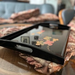 まとめて購入でお安くします⭐️未使用♥️金彩柄つき、トレー、お盆、収納、敷物の画像
