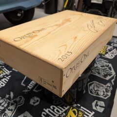 木製ワインケース オーパスワン2013年 お洒落収納DIY記念年に