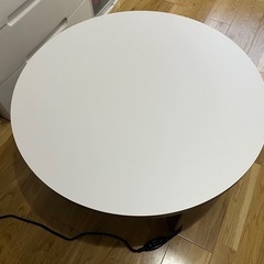 こたつ 円型 80センチ 天板リバーシブルの画像
