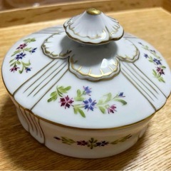 【埼玉】フランス lomoges france 陶器製 花柄シュ...
