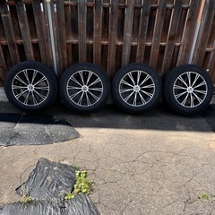 本日13時受付終了 215/60 R17 スタッドレス 4本セット ウェッズ ライツレーの画像