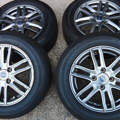 良品。175/65R14夏タイヤとアルミセット。