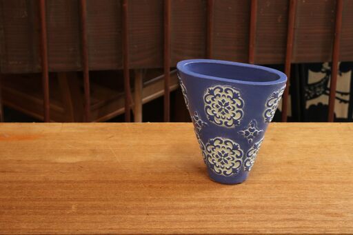 フラワーベース 花瓶 陶器 テラコッタ 花器 おしゃれ アンティーク 花瓶 楕円 横長 フラワーベース 花入れ 花びん フラワーアレンジ 洋風 モダン かわいい デザイン 花瓶 インテリア フラワーベース