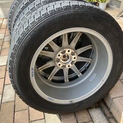 スタッドレスタイヤ　215/60R17　エスティマで使用　DUNROP WINTERMAXX 4本　手渡し希望の画像