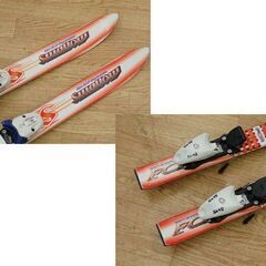 【格安】 90cm 子供用スキー Swallow FCR ビンディング付き レッド系 スワロー チロリア SL45  スキー板 札幌市 清田区 平岡の画像