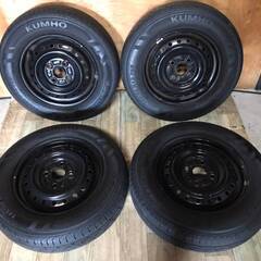 スチールホイール　13インチ　4J　PCD100　4穴　ET約4...