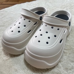 白　厚底　サンダル　新品の画像