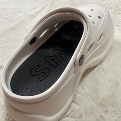 白　厚底　サンダル　新品の画像