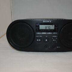 [955]SONY ソニー CDラジオ ZS-S40 ブラック ...
