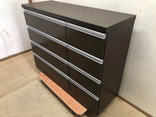 4段　チェスト幅120cm 衣類収納 タンス　おしゃれ　【糸島市内 送料無料】　1105-6