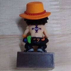 中古 ONE PIECE　ワンピース ワーコレ ミニ フィギュア エースの画像