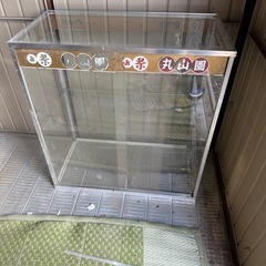 お茶　ショーケース　ガラス　爬虫類　飼育