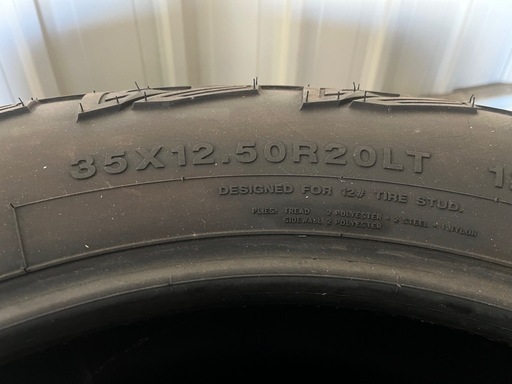 ハマーH2タイヤのみ使用期間短い