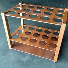 ゴルフクラブ用スタンド　木製　キャスター付き☆特注の画像