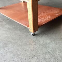 ゴルフクラブ用スタンド　木製　キャスター付き☆特注の画像