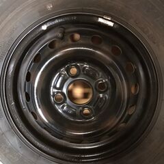 ☆2020年製・ラジアルLTタイヤ☆　スチールホイール　12インチ　4J　PCD100　4穴　ET約40　ハブ径約54　GOODYEAH　CARGO PRO　145/R12　LT　2020年の画像