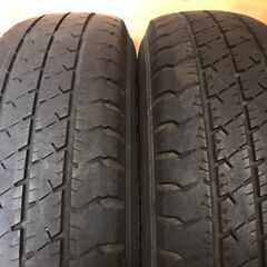 ☆2020年製・ラジアルLTタイヤ☆　スチールホイール　12インチ　4J　PCD100　4穴　ET約40　ハブ径約54　GOODYEAH　CARGO PRO　145/R12　LT　2020年の画像