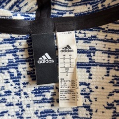 【美品】adidas  アディダス　CE7850 Z.N.E.PULSEKNIT  ニットフーディパーカー　スポーツウェアー　メンズ　ブルーの画像