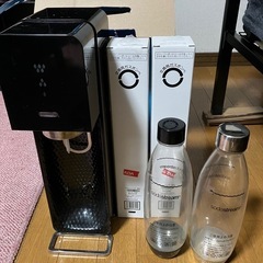 【あげます】ソーダストリーム＋ボトル2本の画像