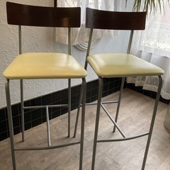 カウンターチェア　２脚セット