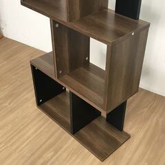 【在庫一掃セール】№5793(新品) 4段多目的棚　シェルフラックWNTBK　(アウトレット)の画像