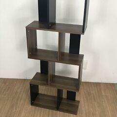 【在庫一掃セール】№5793(新品) 4段多目的棚　シェルフラックWNTBK　(アウトレット)の画像