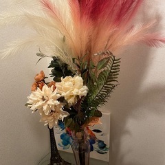 定価19000円フランフラン　お花と花瓶セットの画像