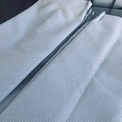 R99★美品！腰高窓用 ニトリ 遮光1級 遮熱 遮音 遮像 グレー　カーテン レース 4枚セットの画像