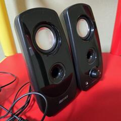 BUFFALO 2.0ch マルチメディアスピーカー USB電源...