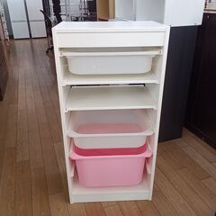 ★ジモティ割あり★ IKEA　TROFAST おもちゃ収納 ホワ...