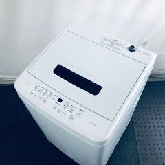 ID:sg218616 アイリスオーヤマ IRISOHYAMA 洗濯機 一人暮らし 中古 2021年製 全自動洗濯機 4.5kg ホワイト IAW-T451  【リユース品：状態B】【送料無料】【設置費用無料】